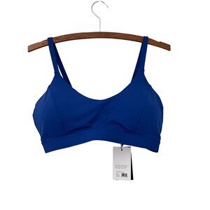 Knix Womens Deep Sea Blue Sunny Scoop Bikini Top Size Large NWT